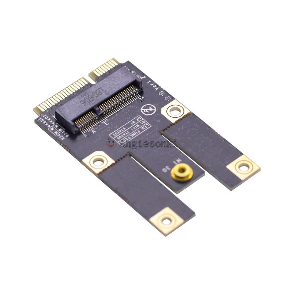 NGFF Key E to Mini PCI-E Adapter Converter for Intel  7260 7265 3160 8260 8265 9260 BCM94352Z BCM943228ZH WIFI Module