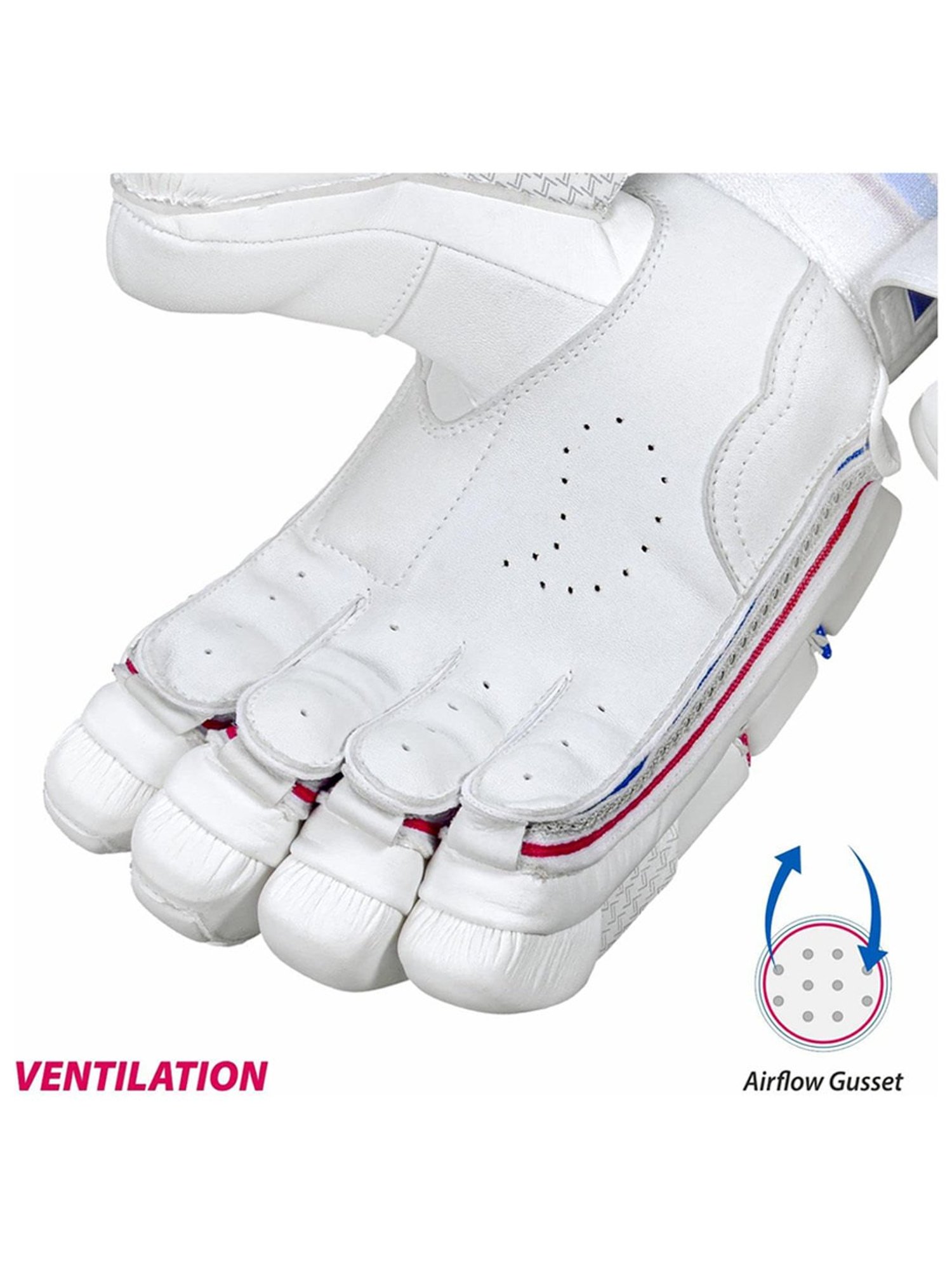 DSC Intense Speed Leather Cricket Batting Gloves Size - Mens