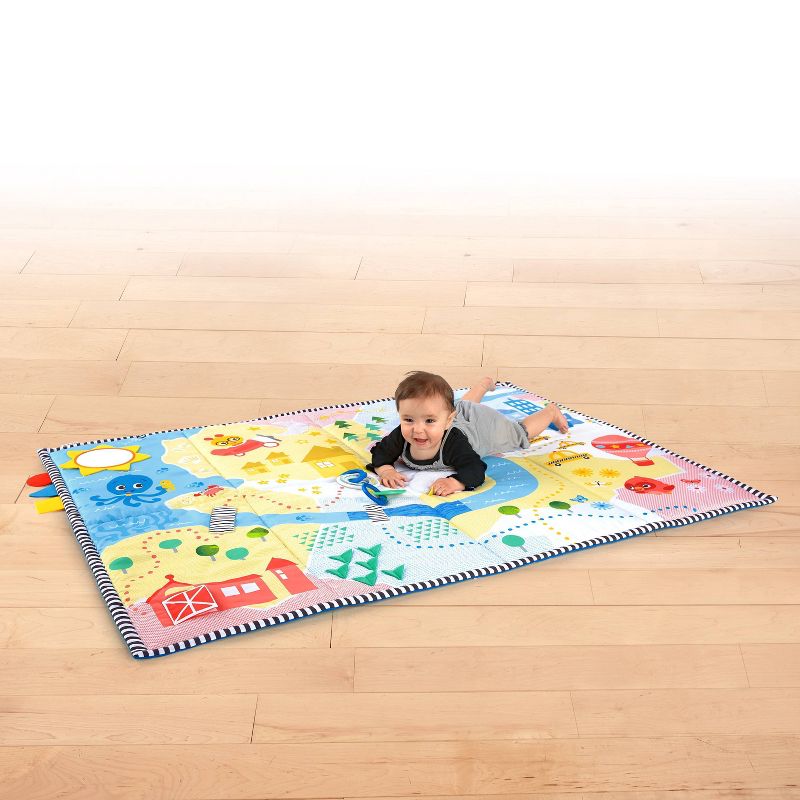 Baby Einstein Sea & City Sensory Playscape Plush Activity Mat