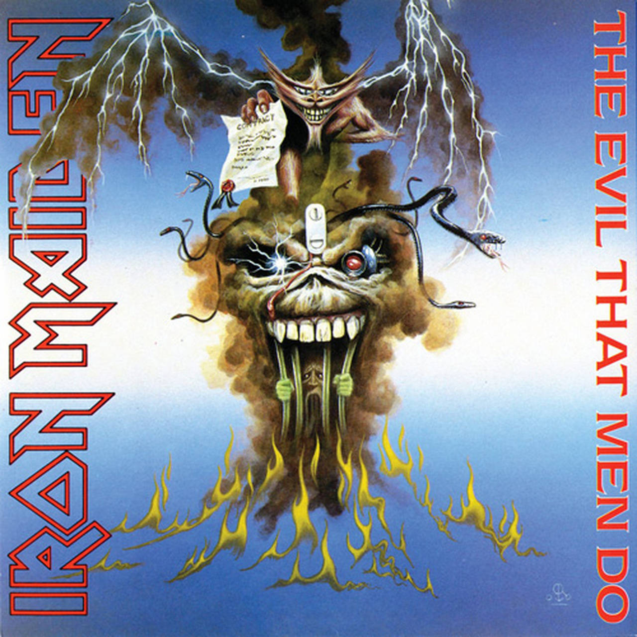 Iron Maiden The Evil That Men Do 45rpm 7" Vinyl