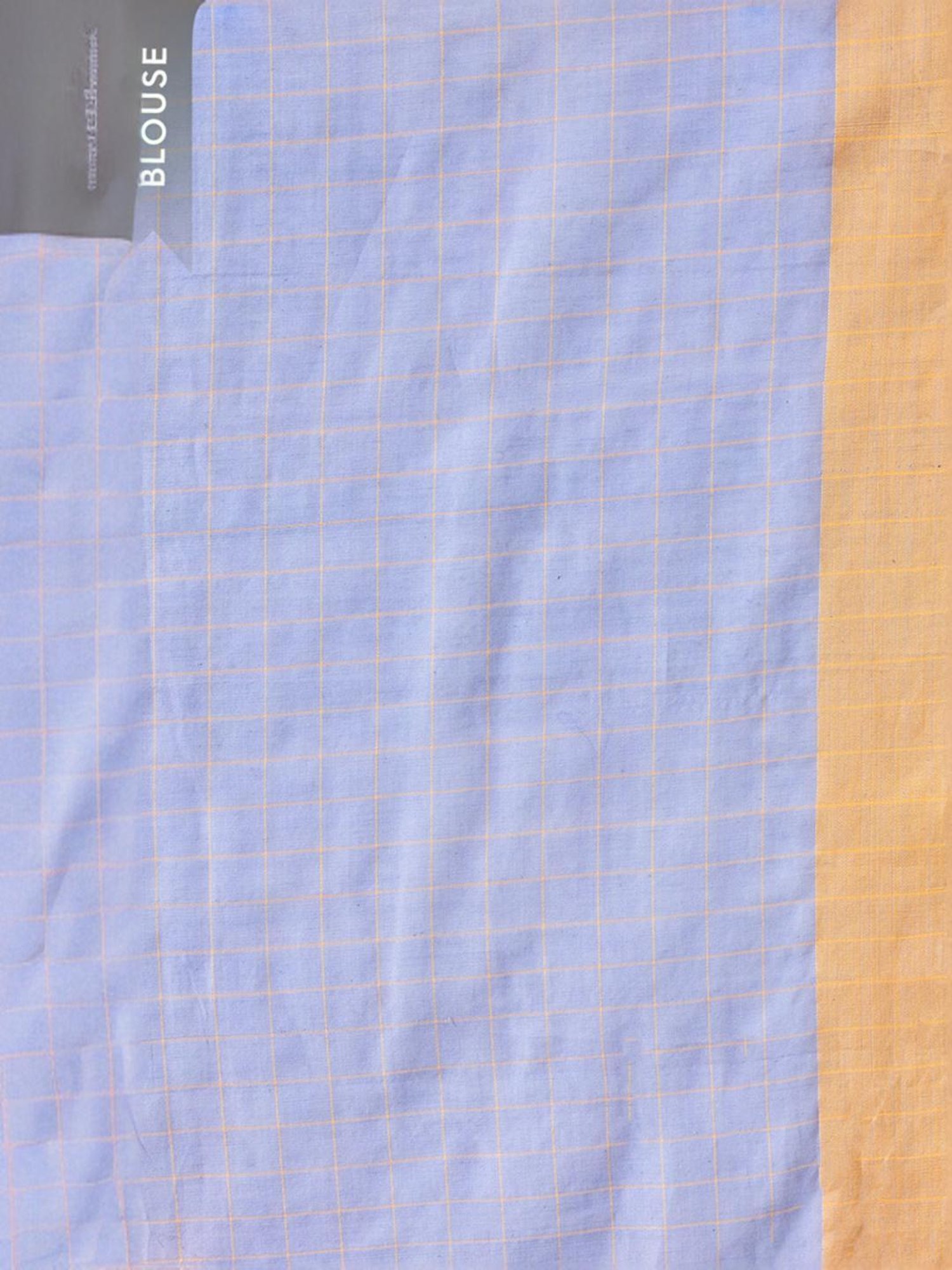 Taneira Purple Cotton Printed Saree With Unstitched Blouse