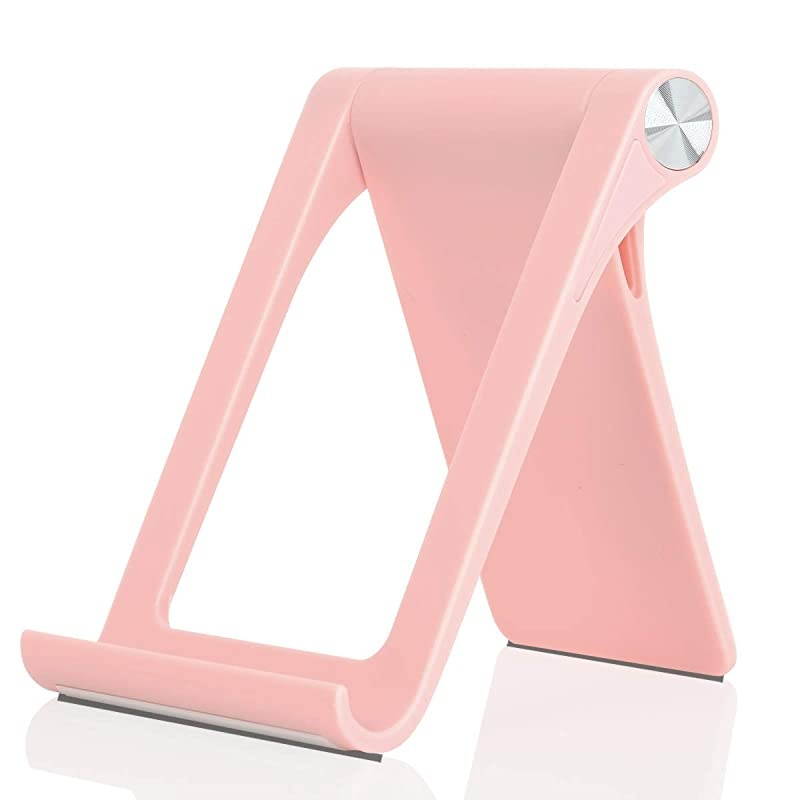 Desktop Cell Phone Stand Holder  MultiAngle Adjustable Phone Desk Stand Tablet Holder for iPhone 12 11 Pro Max XS XR 8 Plus 6 7 Samsung Galaxy S10 S9 S8 S7 Edge S6 Android Smartphone