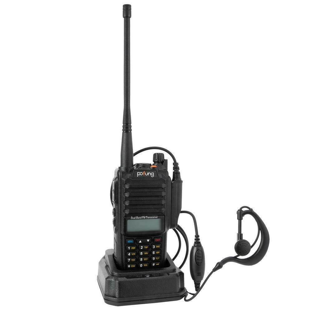 2 PCS   Two Way Ham Radio VHF 136~174MHz / UHF 400~470MHz Walkie Talkie