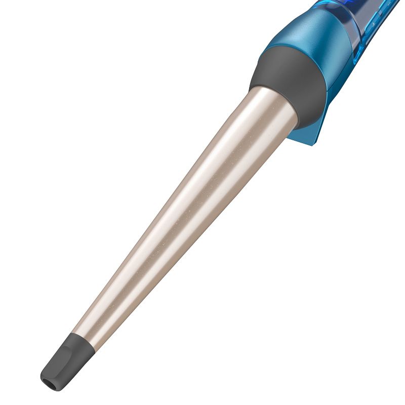Remington Pro Professional Titanium Conical Barrel Curling Wand - Blue - ½" to 1" - CI96W2