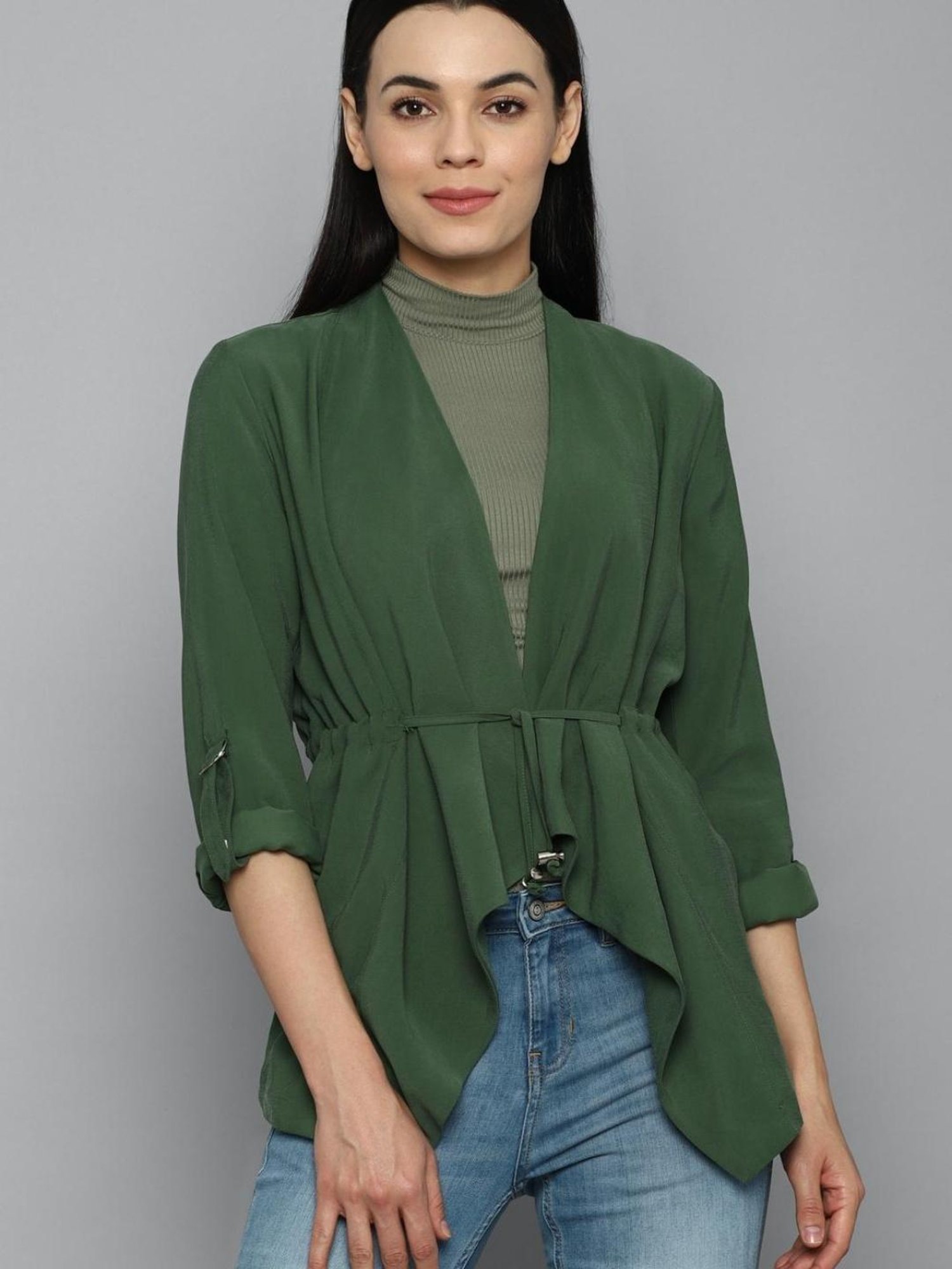 Allen Solly Green Shrug