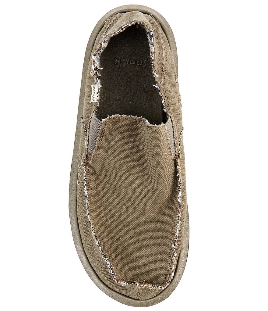 Sanuk Men's Vagabond ST Hemp Slip-On Shoes