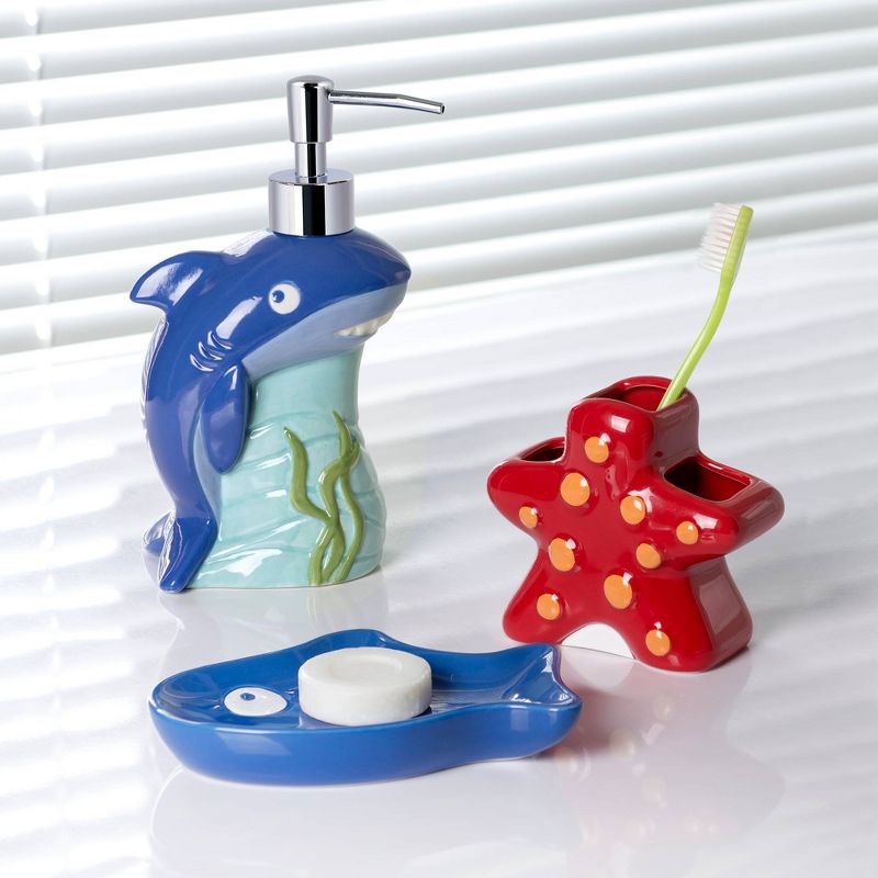 3pc Dinosaur Bath Set with Soap Dish - Allure Home Creations