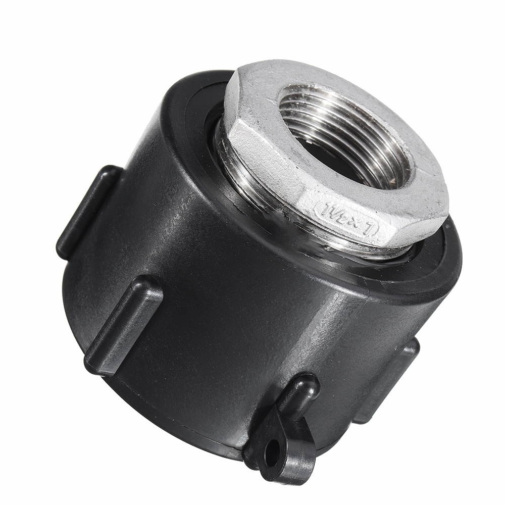1000L S60x6 IBC Water Tank Adapter Stainless Steel Female Coarse Thread Quick Connect Hose Pipe Tap Replacement Valve Fitting Parts  1/2inch