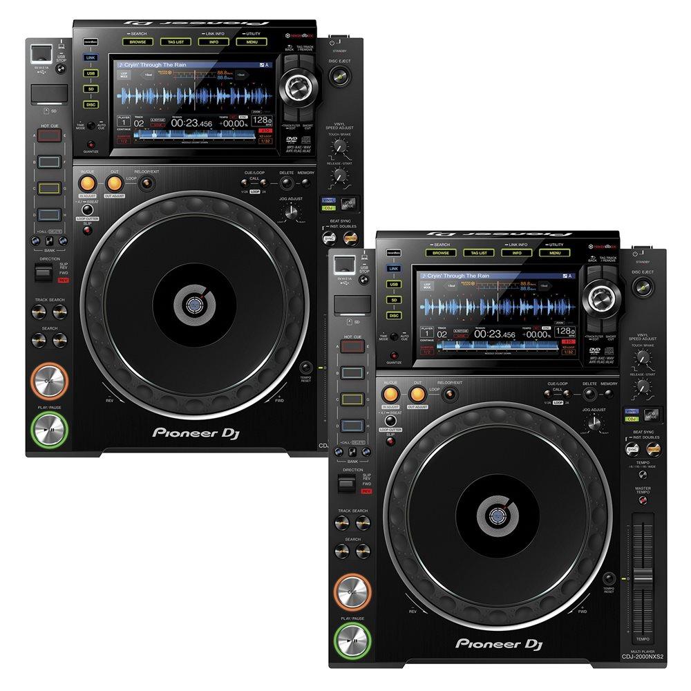 Pioneer CDJ-2000NXS2 DJ Multi Player Pair