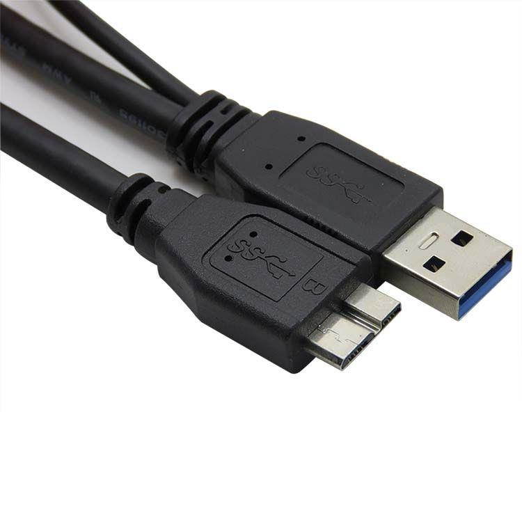 3FT USB 3.0 A M Micro USB3.0 Y Cable Cord For Toshiba External Hard Drive Disk