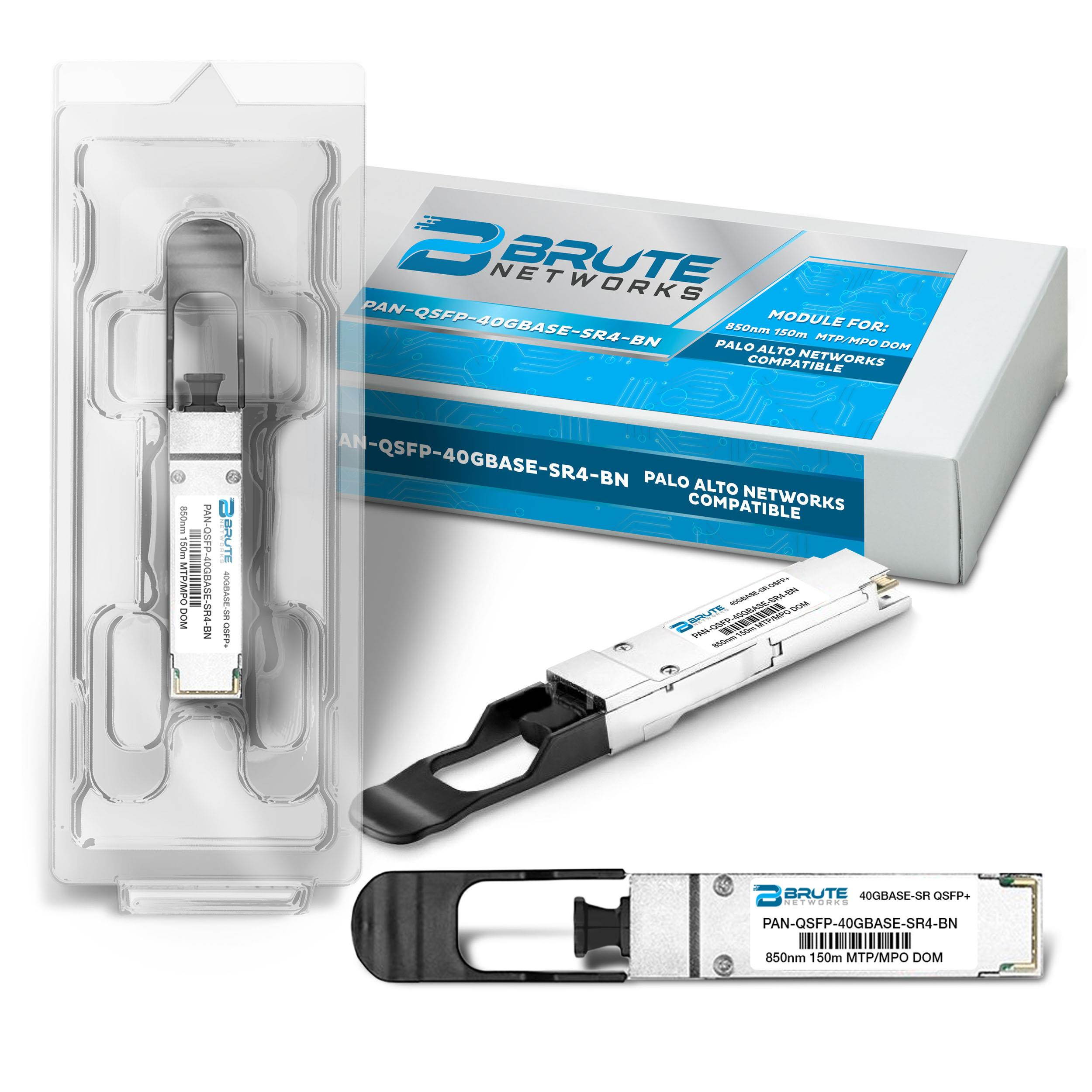 Palo Alto Networks PAN-QSFP-40GBASE-SR4 - 40GBASE-SR 150m MMF 850nm QSFP+ (100% Compatible)