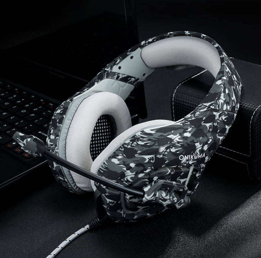 Headphone gaming OK1B camouflage color headset PS4 XBOX ONE mobile phone