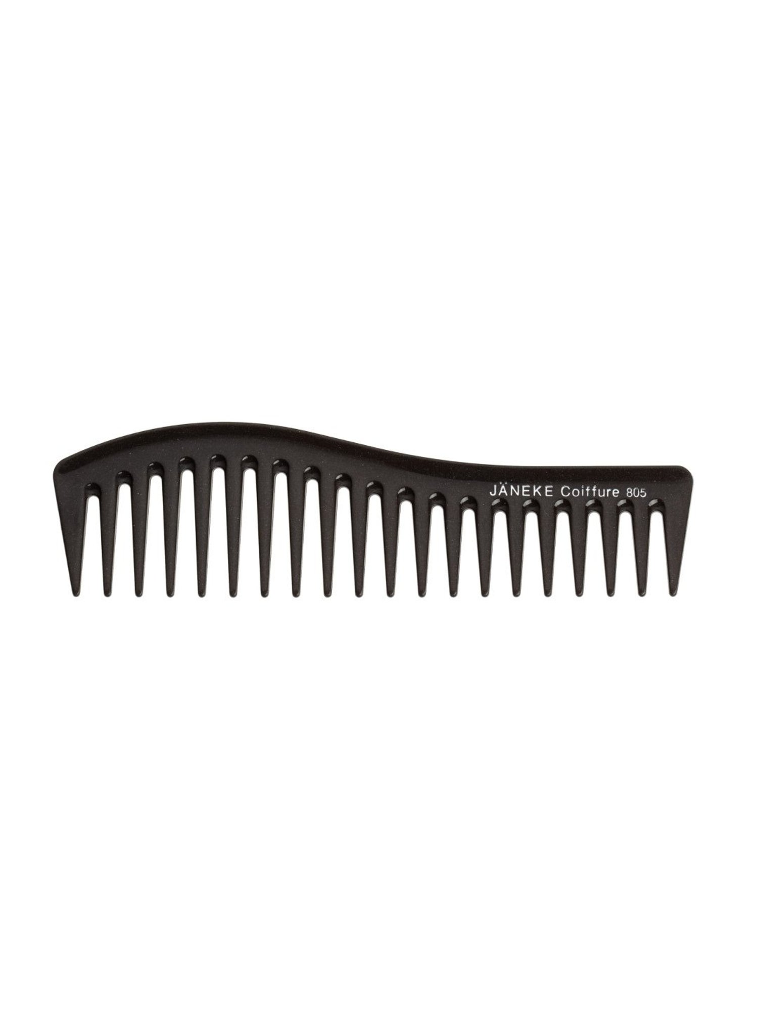 Janeke 1830 Professional Titanium Gel Apply Curve Comb - 18 cm