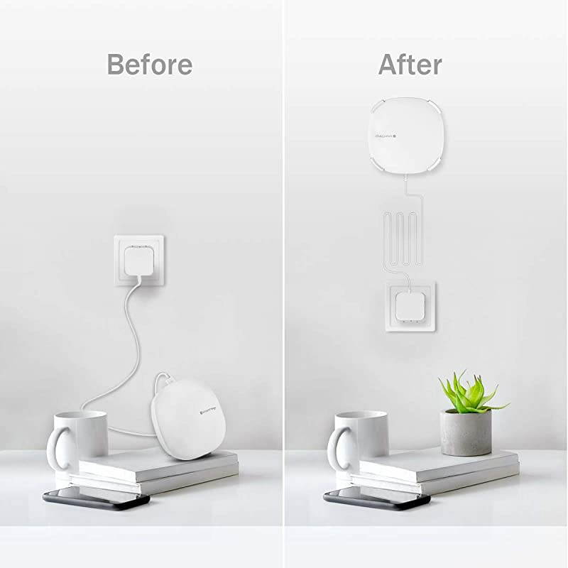 Wall Mount Bracket for Samsung SmartThings Hub 3rd Generation SpaceSaving Wall Mounting Holder to Keep Clean Appearance 3Pack