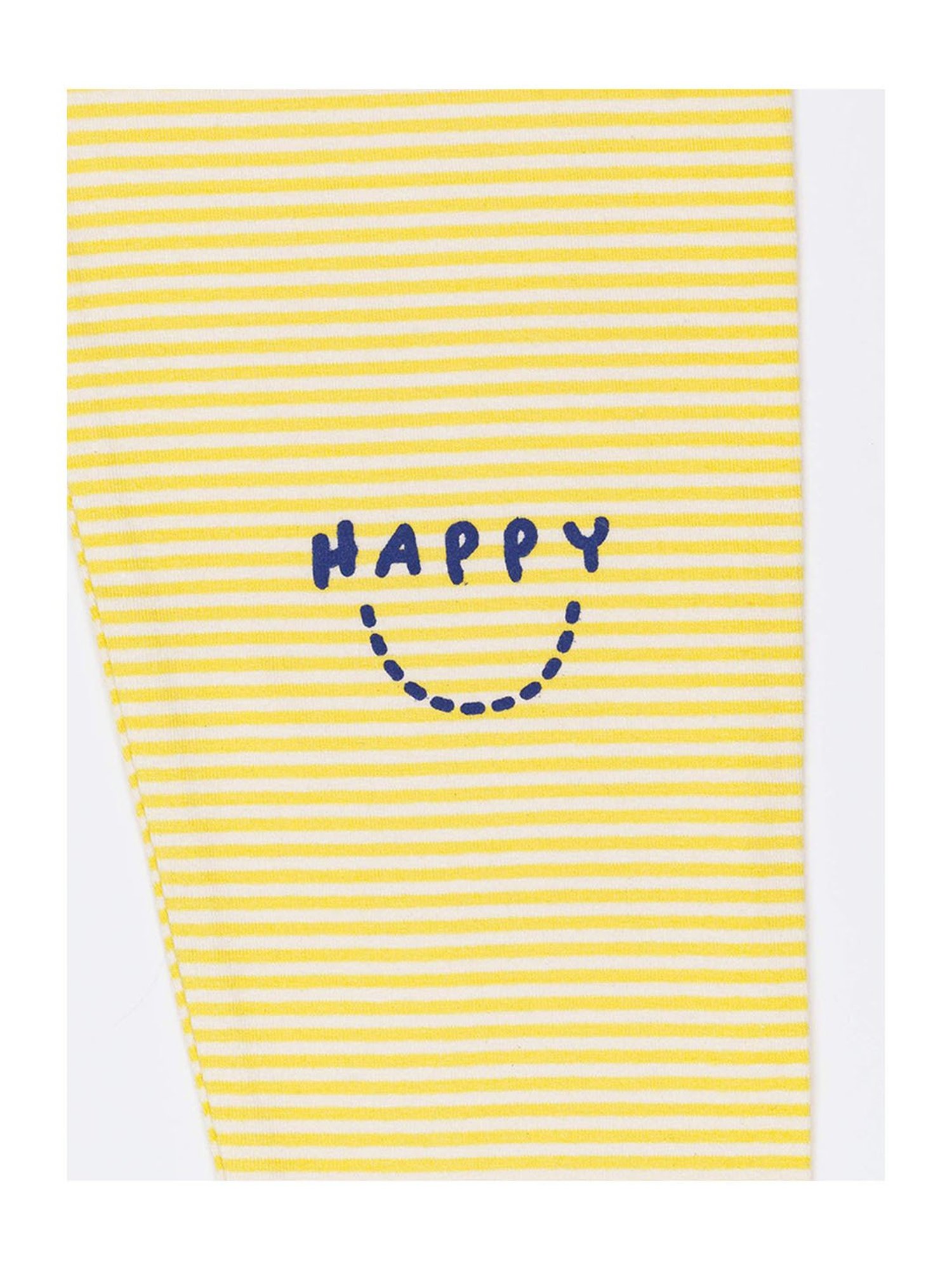 H by Hamleys Infants Girls Yellow & Blue Printed Leggings (Pack Of 2)