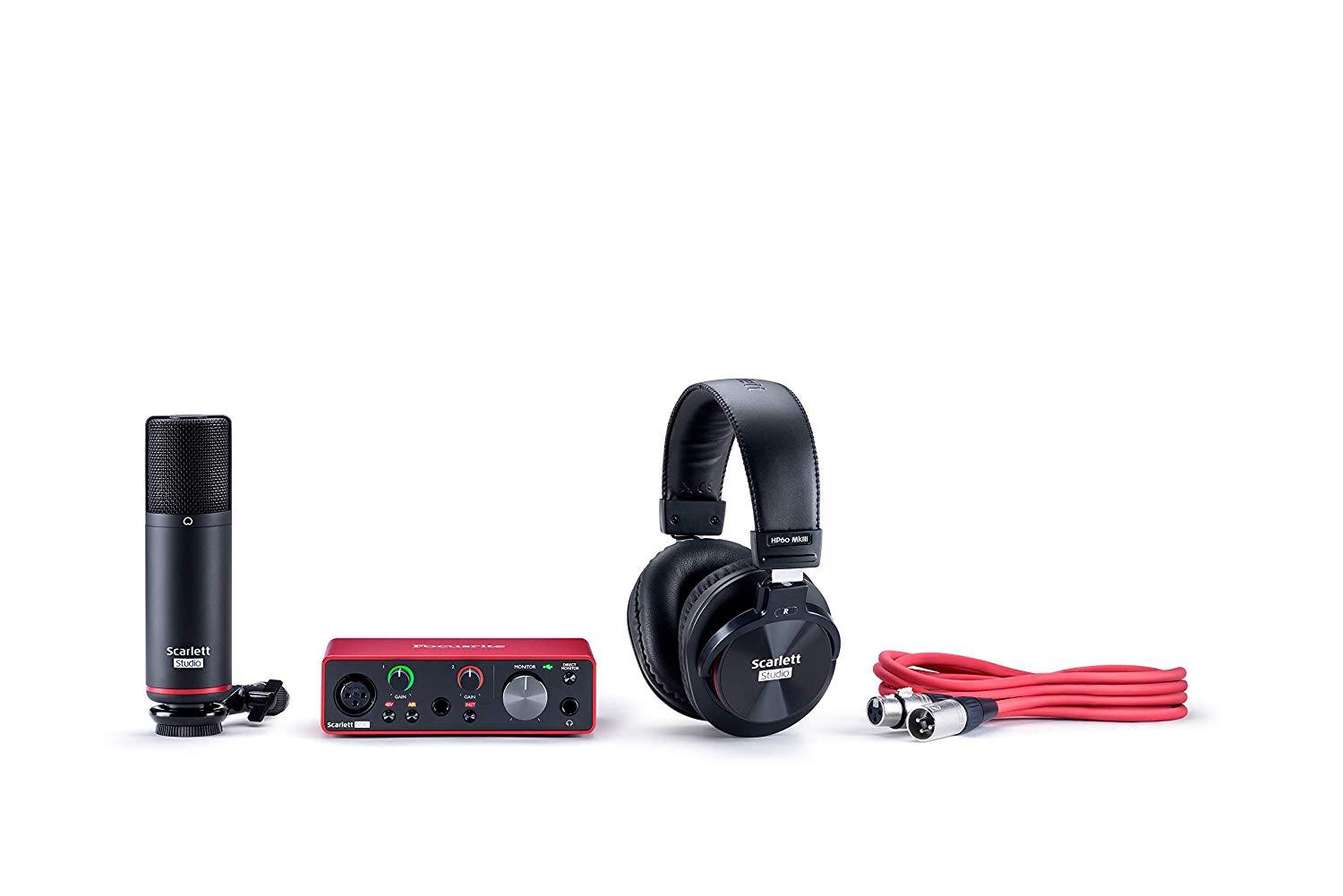Focusrite Scarlett Solo 3rd Generation Recording Bundle