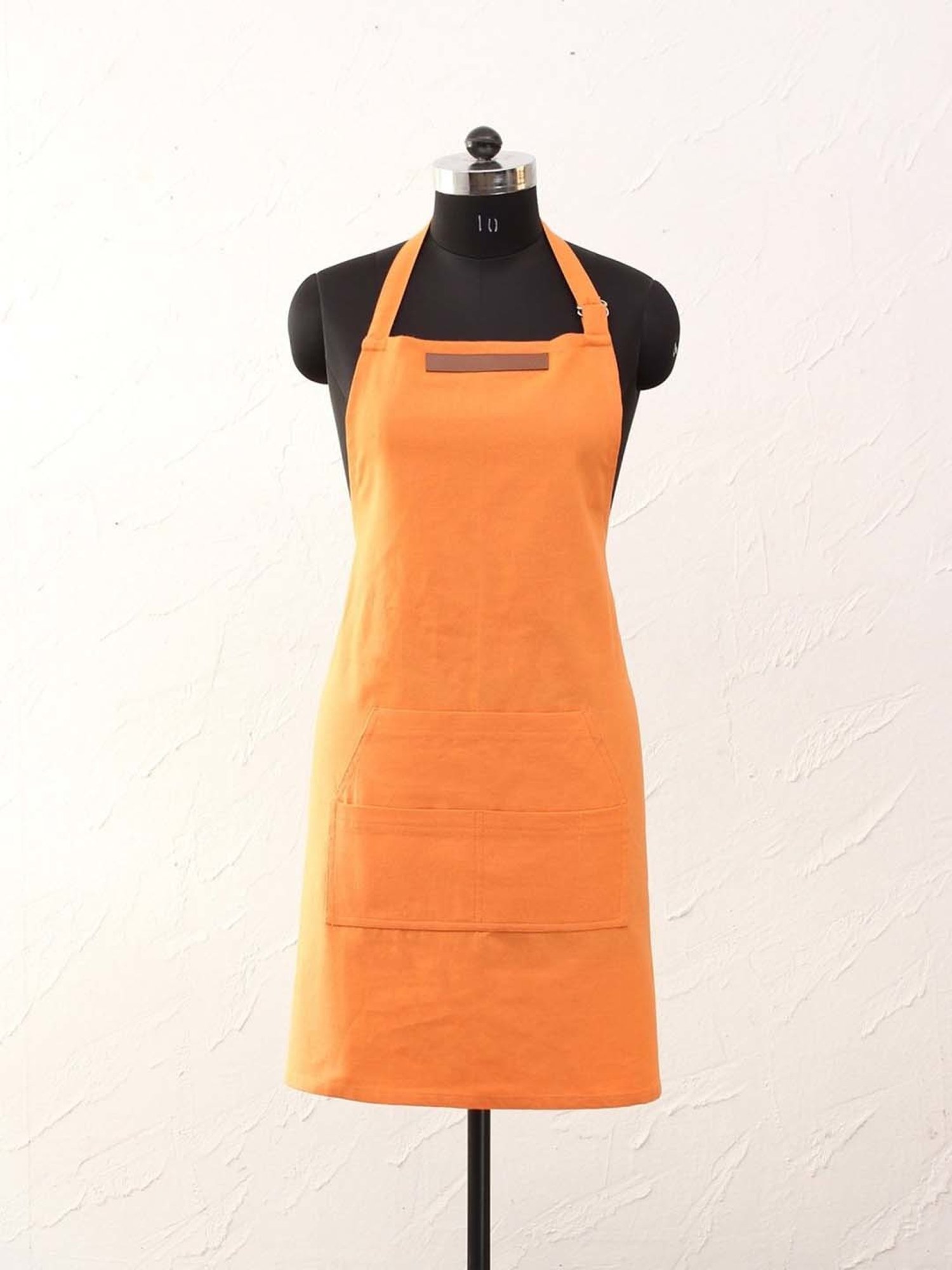 House This Orange Cotton Apron