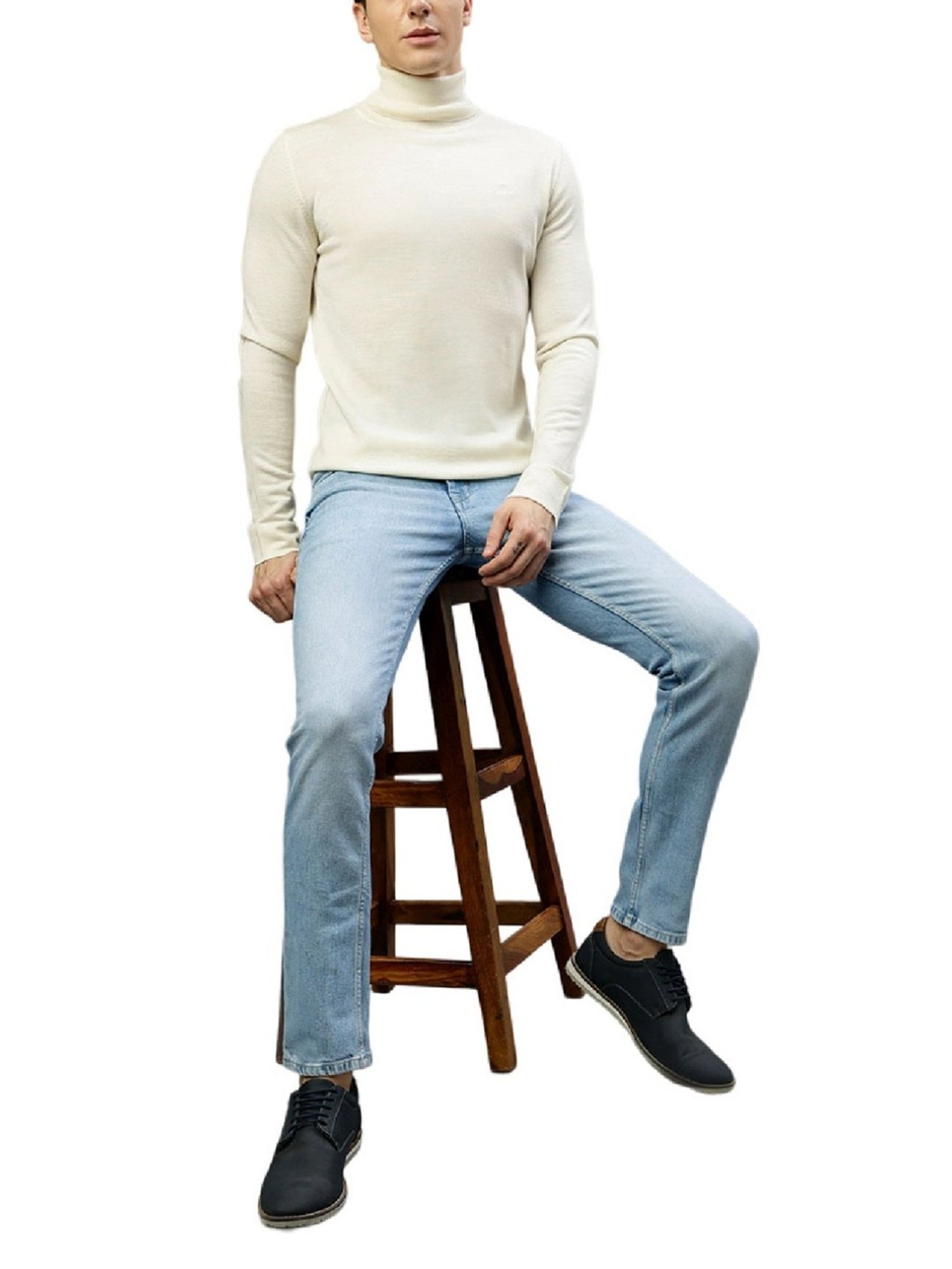Lindbergh Cream Slim Fit Sweaters