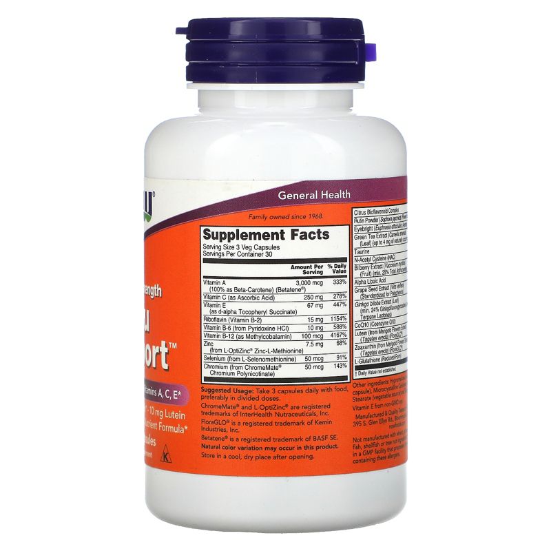 Now Foods Clinical Strength Ocu Support, 90 Veg Capsules, Dietary Supplements