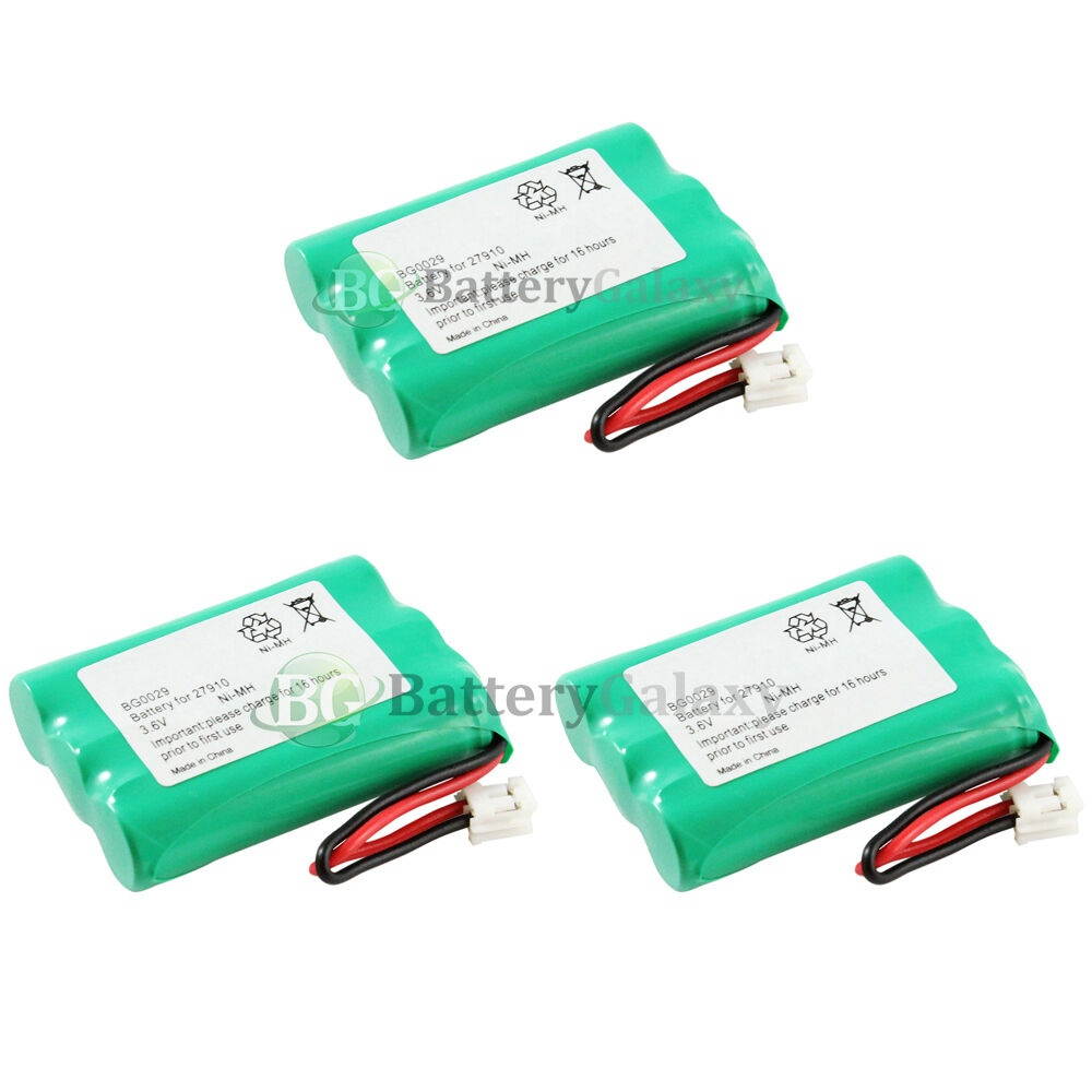 3 NEW Cordless Home Phone Rechargeable Battery for V-Tech Model 27910 900+SOLD