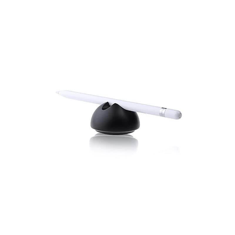 Mushroom Stand for Apple Pencil, Solid Aluminum Stand for Apple Pencil, Stand Horizontally and Vertically for Apple Pencil.(Black)