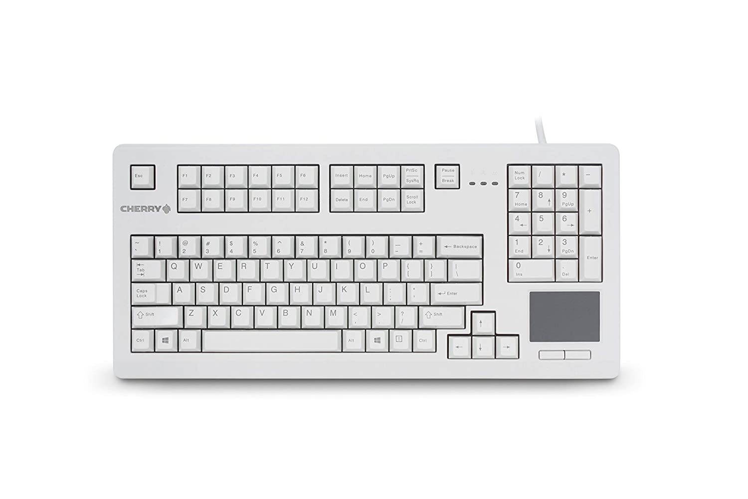 CHERRY G80 TouchBoard, Light Grey - 104 Keys, G80-11900LUMEU-0