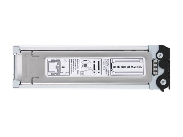 ICY DOCK ToughArmor MB840M2P-B M.2 NVMe SSD to PCIe 3.0 x4 Removable SSD Mobile Rack for PCIe Expansion Slot