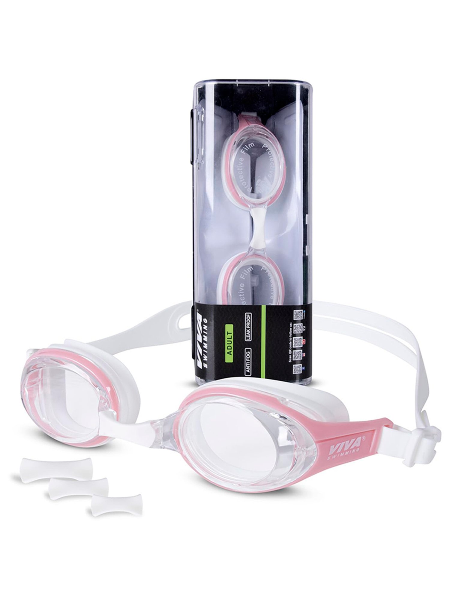 Speedo Unisex Adult Aquapulse Pro Mirror-Lens Swim Goggles (Grey)