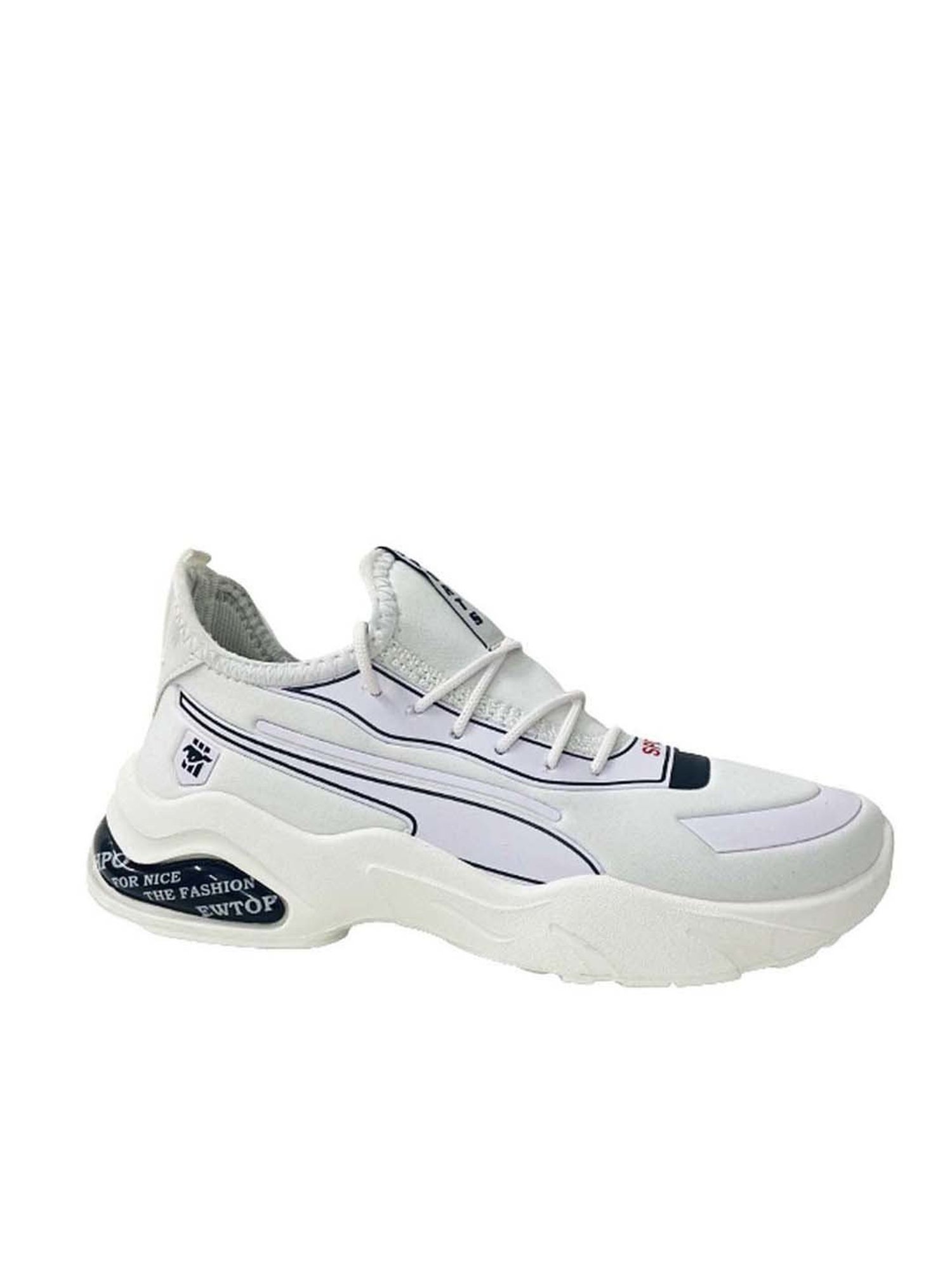 Priaansha Kids White Lace Up Shoes