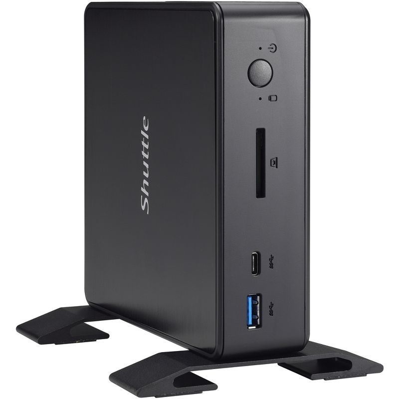 Shuttle XPC nano NC03U7 Desktop Computer - Core i7 i7-7500U - Mini PC - Black - Intel HD Graphics 620 - Wireless LAN