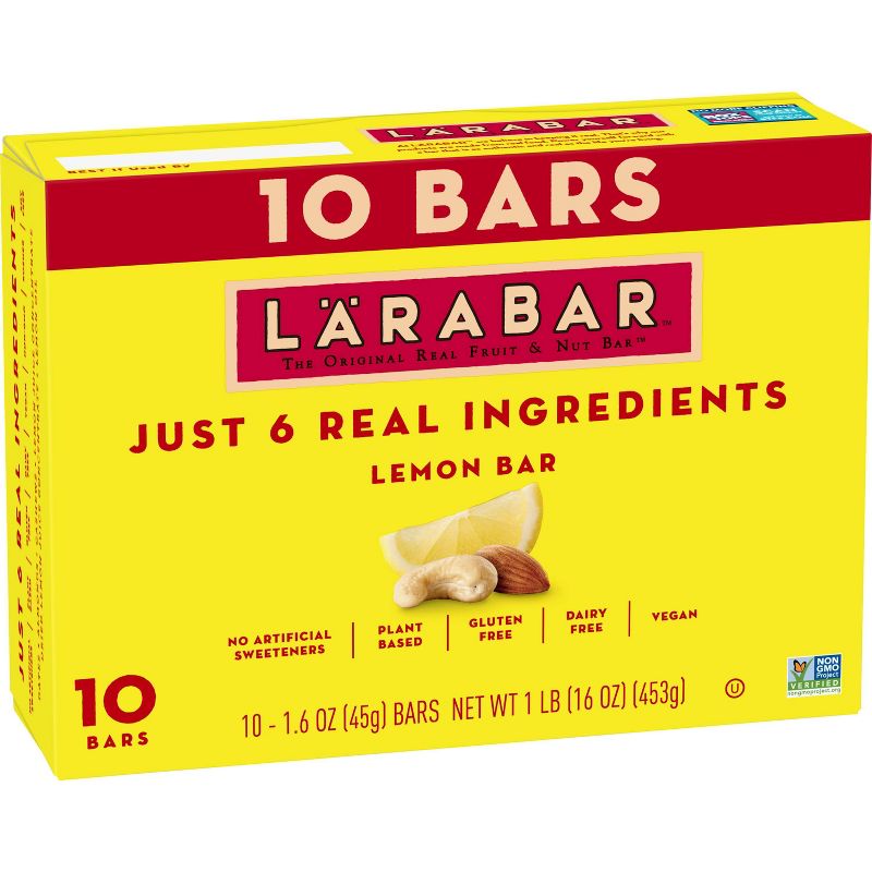 Larabar Lemon Bar Value Pack - 16oz/10ct