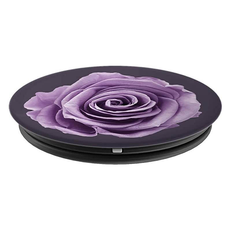 in Purple Shade on Grey Background PopSockets PopGrip: Swappable Grip for Phones & Tablets