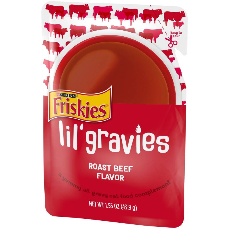 Friskies Gravies Roast Beef Flavor Wet Cat Food - 1.92oz