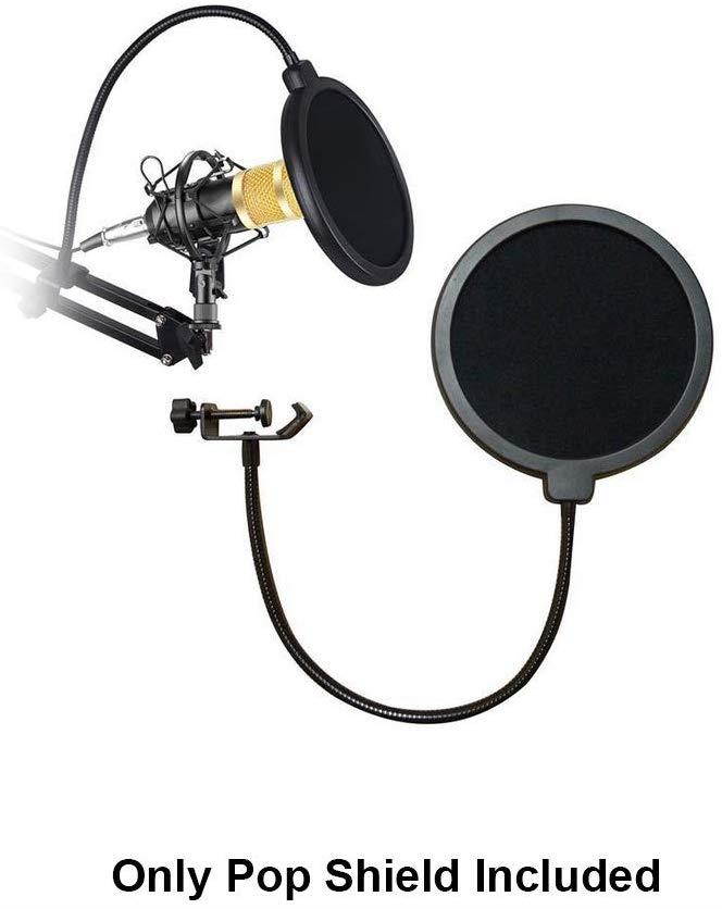 Docooler Microphone Filter Dual Layer Singing Windscreen Mic Studio Pop Filter
