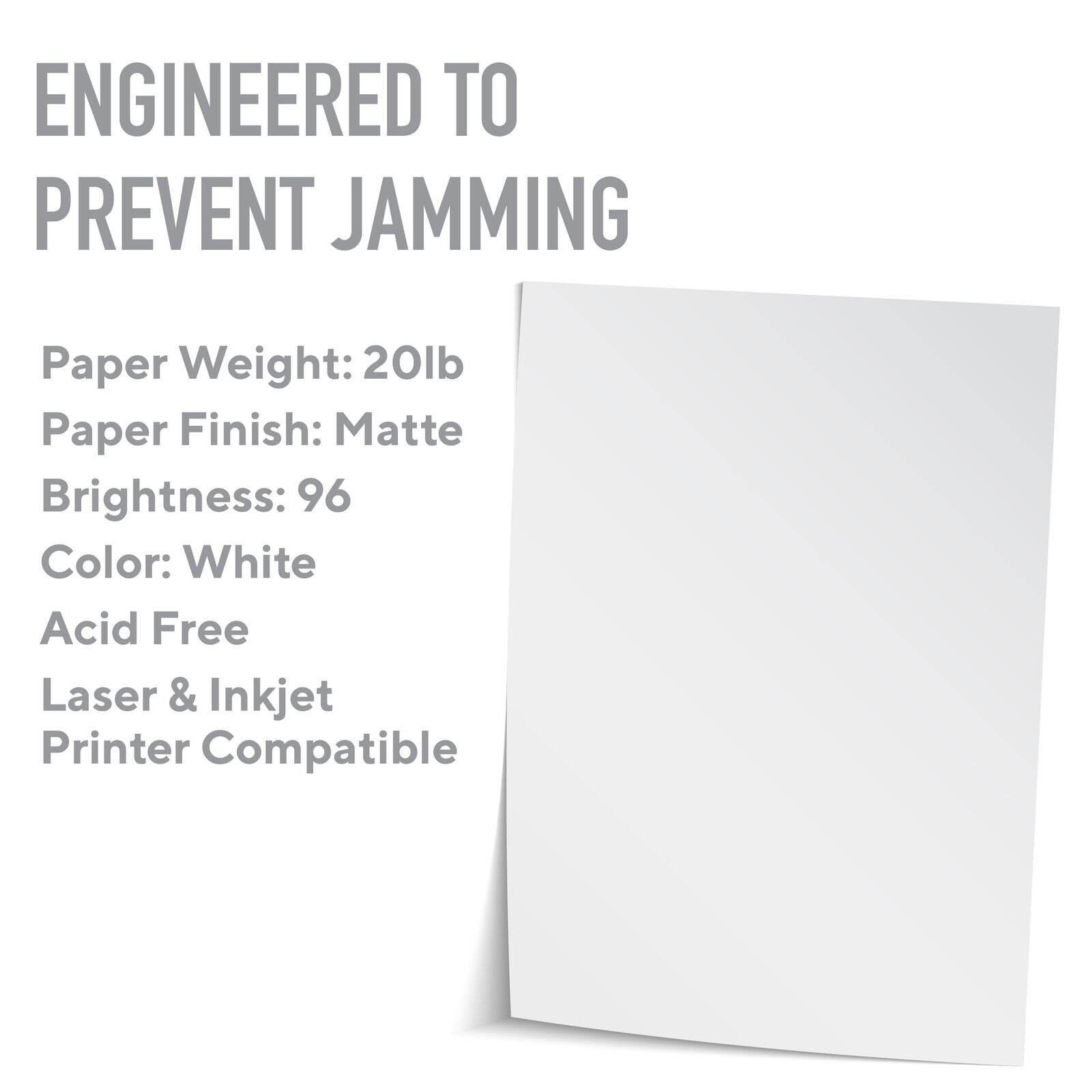 TRU RED 8.5x11 Color Printer Paper, 20 lbs., 96 Brightness TR56964