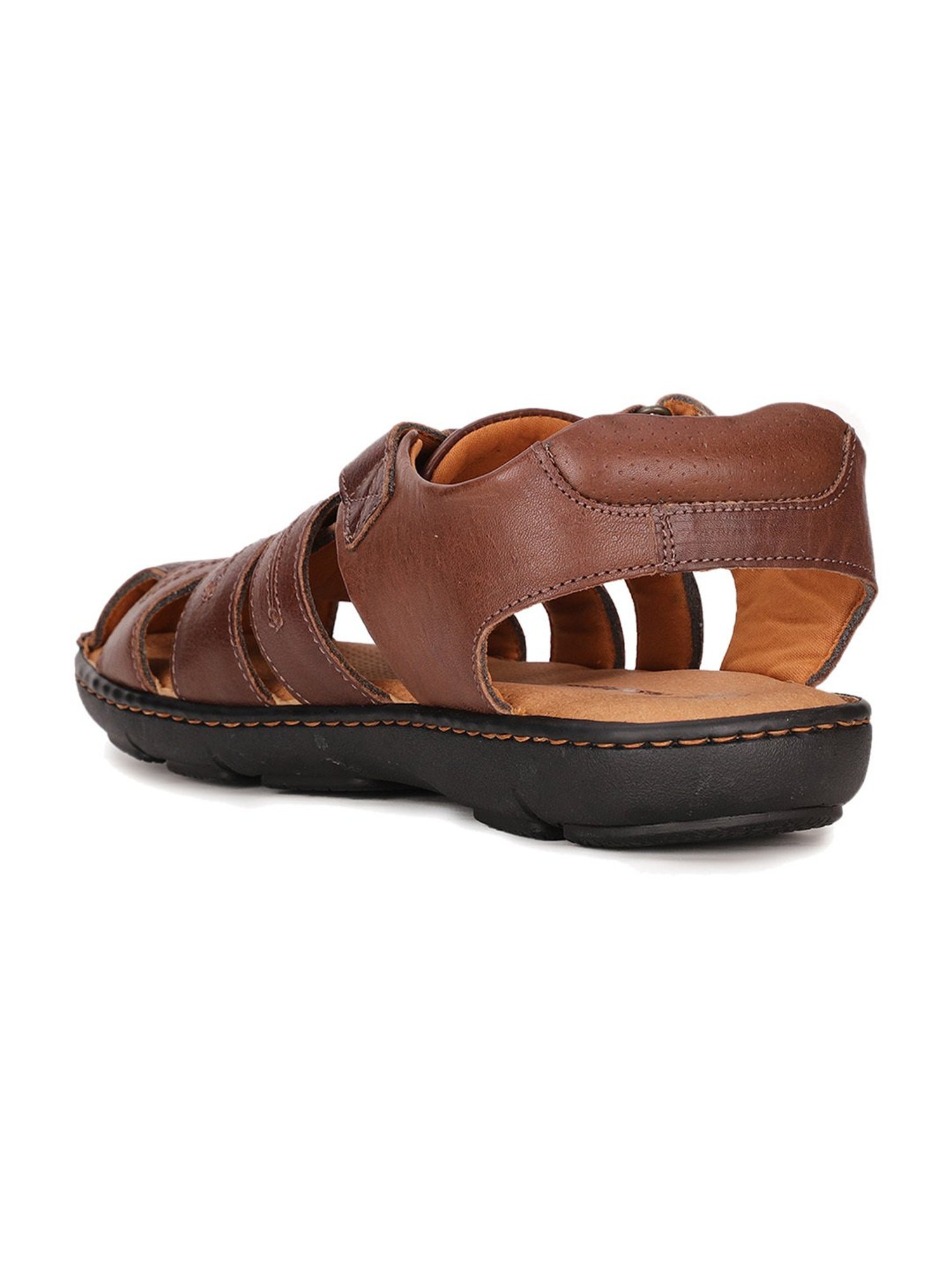 Hush Puppies by Bata Men's Brown Fisherman Sandals