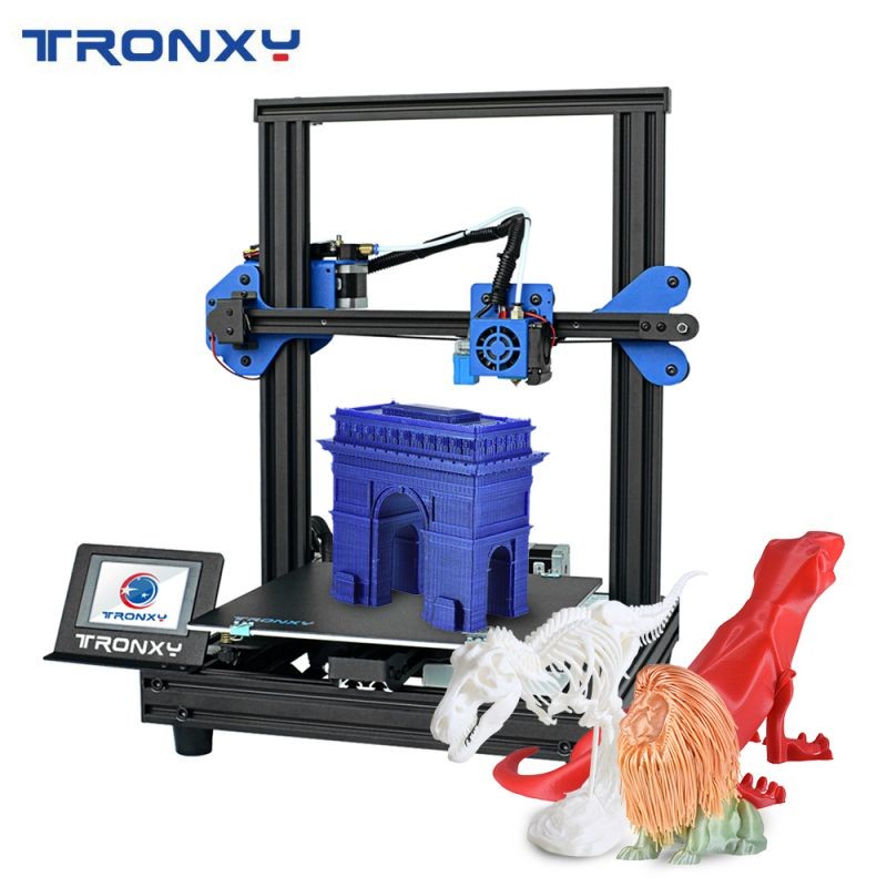 TRONXY XY-2 Pro 3D Printer Kit Fast Assembly 255*255*260mm Build Volume Silent Printing Support Auto Leveling Resume Print Filament Run Out Detection with 8G TF Card & PLA Sample Filament 250g