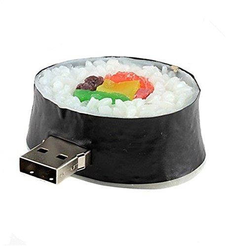 D-CLICK TM High Quality 4GB/8GB/16GB/32GB/64GB/Cool USB High speed Flash Memory Stick Pen Drive Disk (64GB, Sushi A)