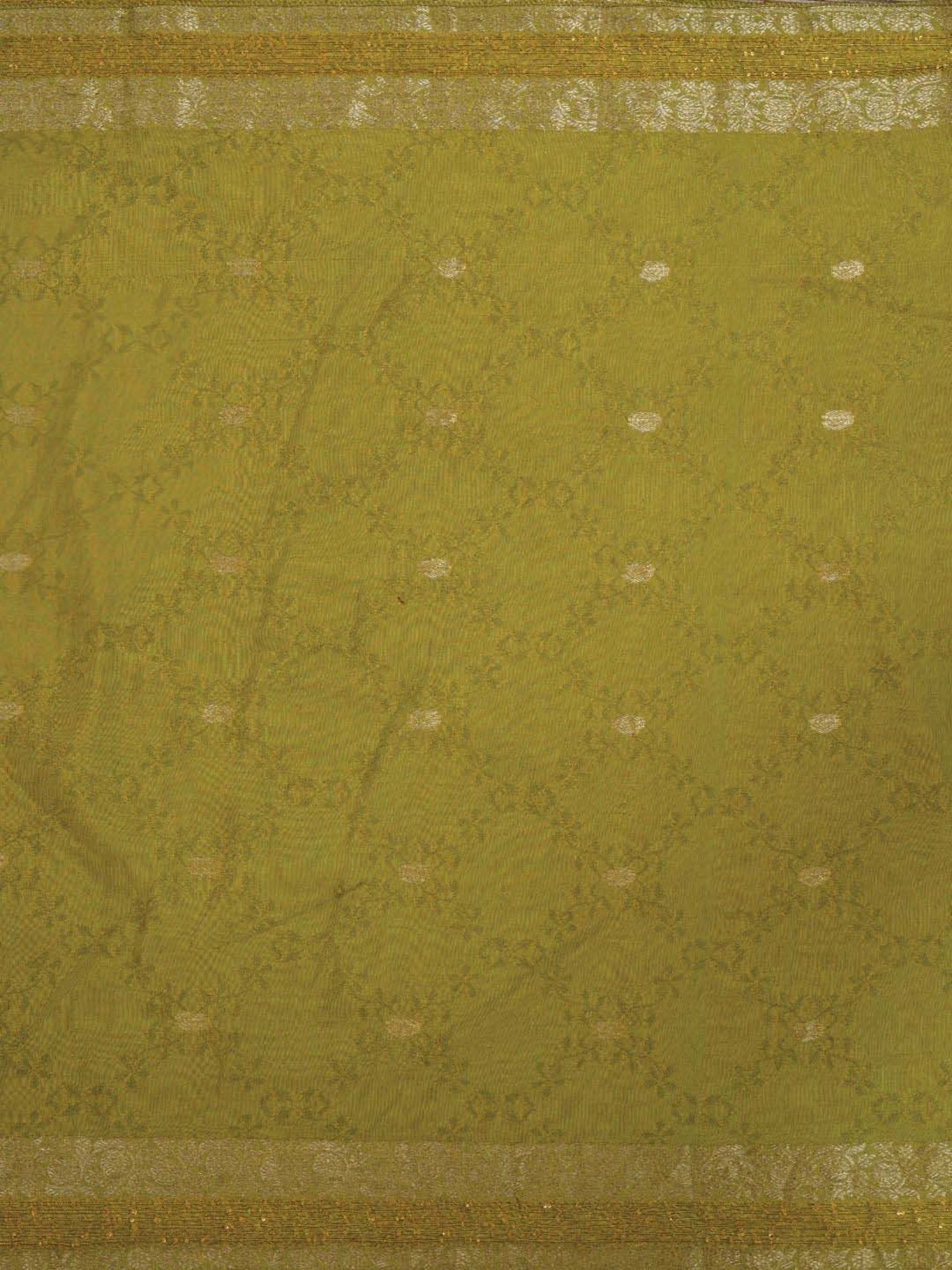 Jaipur Kurti Off-White Embellished Unstitched Dress Material