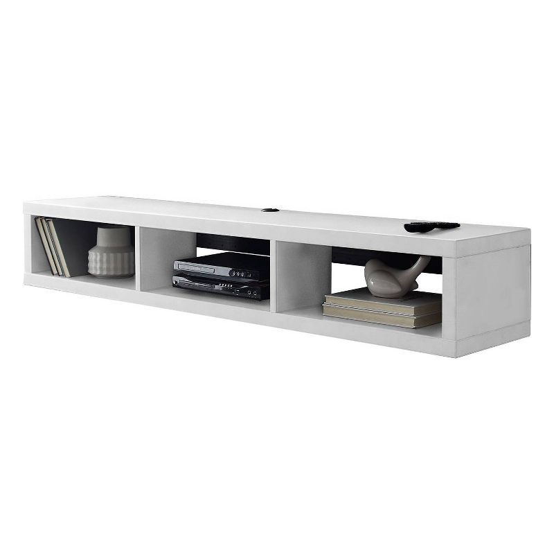 60" Wall Mounted TV Console White - Martin Furniture