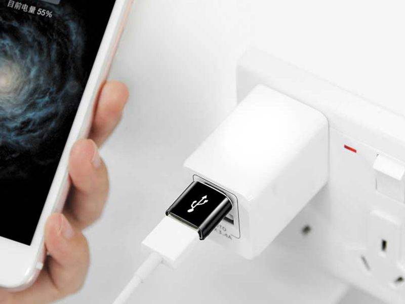 USB C 3.0 Female to USB3.0  Male Adapter (2 Pack) (Upgraded Version),Type C to USB A Connector,Works with Laptops,Chargers,and More Devices with Standard USB A Interface (Black)