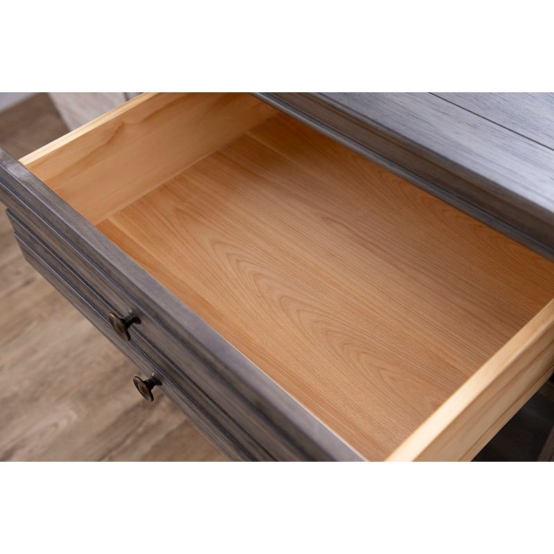 Felicity Wood Console Table Gray - Abbyson Living