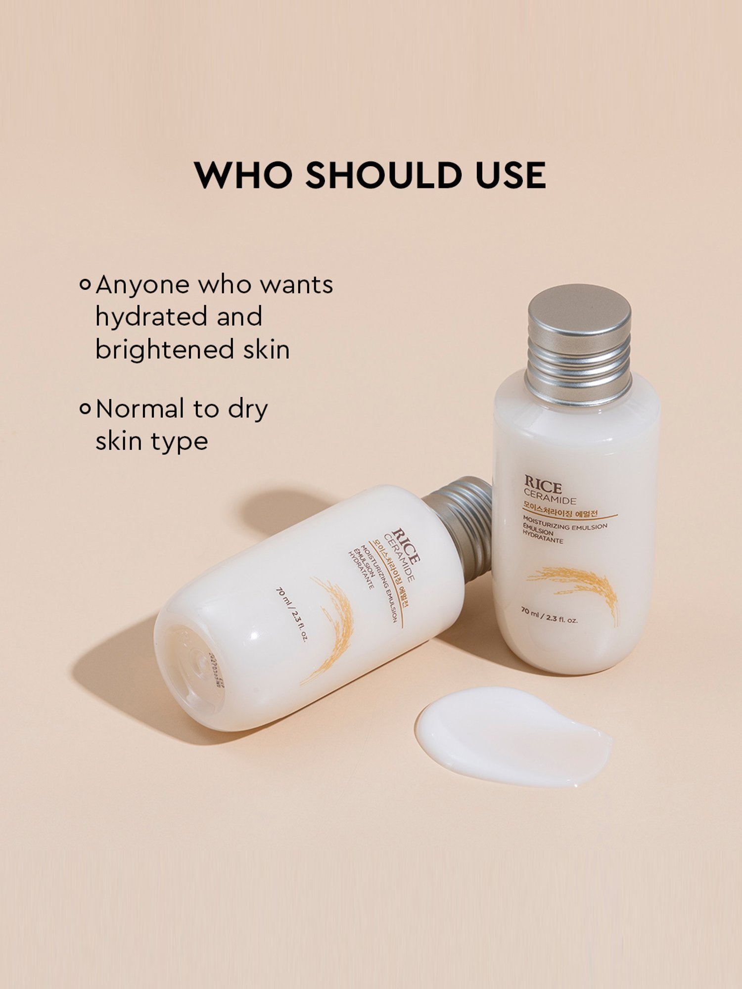 The Face Shop Rice Ceramide Moisturizing Emulsion - 70 ml