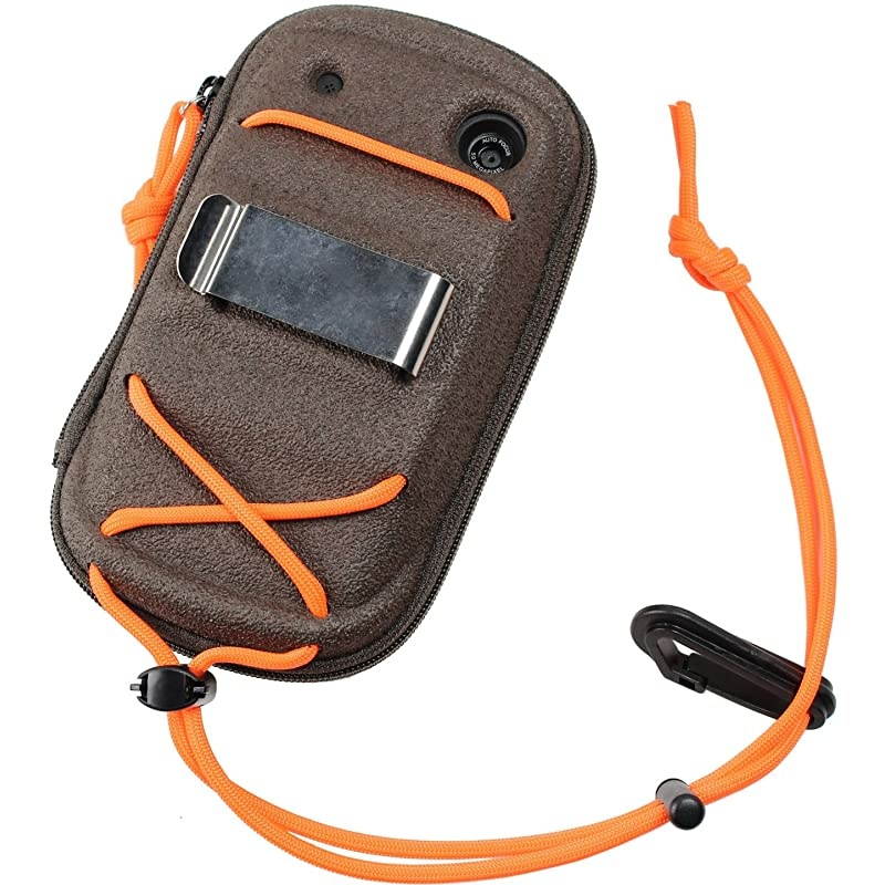 Montana 650t 650 600 HeavyDuty Case in Hunters Coffee w Cord Loop Lanyard wClip MADE IN THE USA Search GizzMoVest for all colors