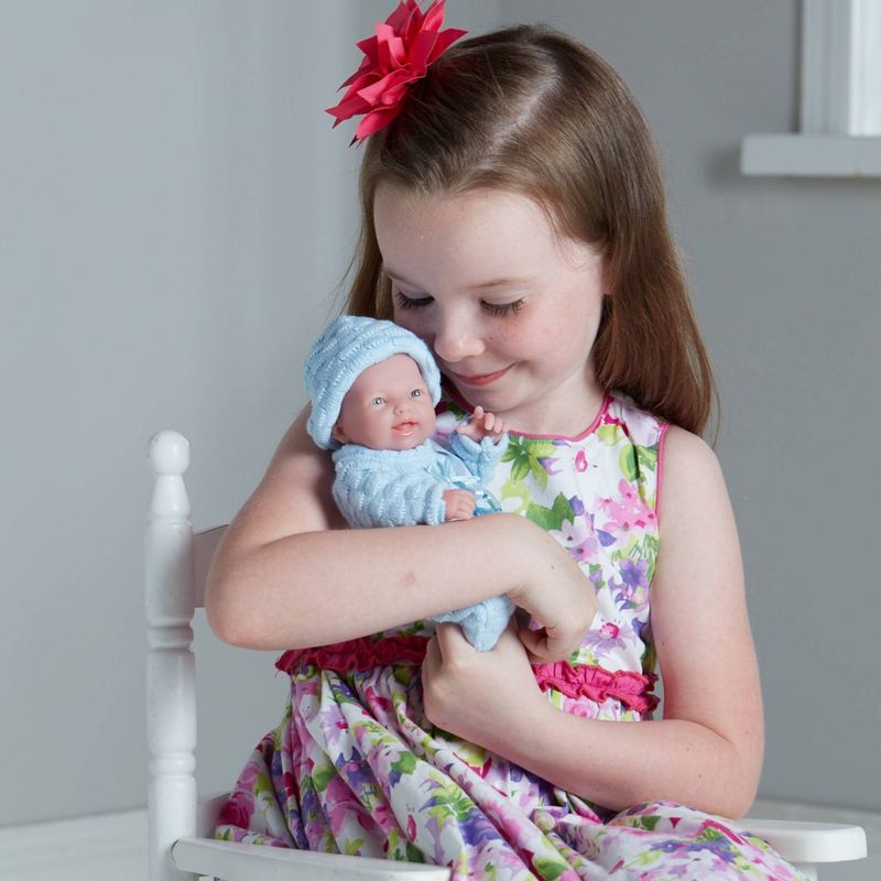 JC Toys Mini La Newborn Boutique 9.5" Boy Doll - Blue