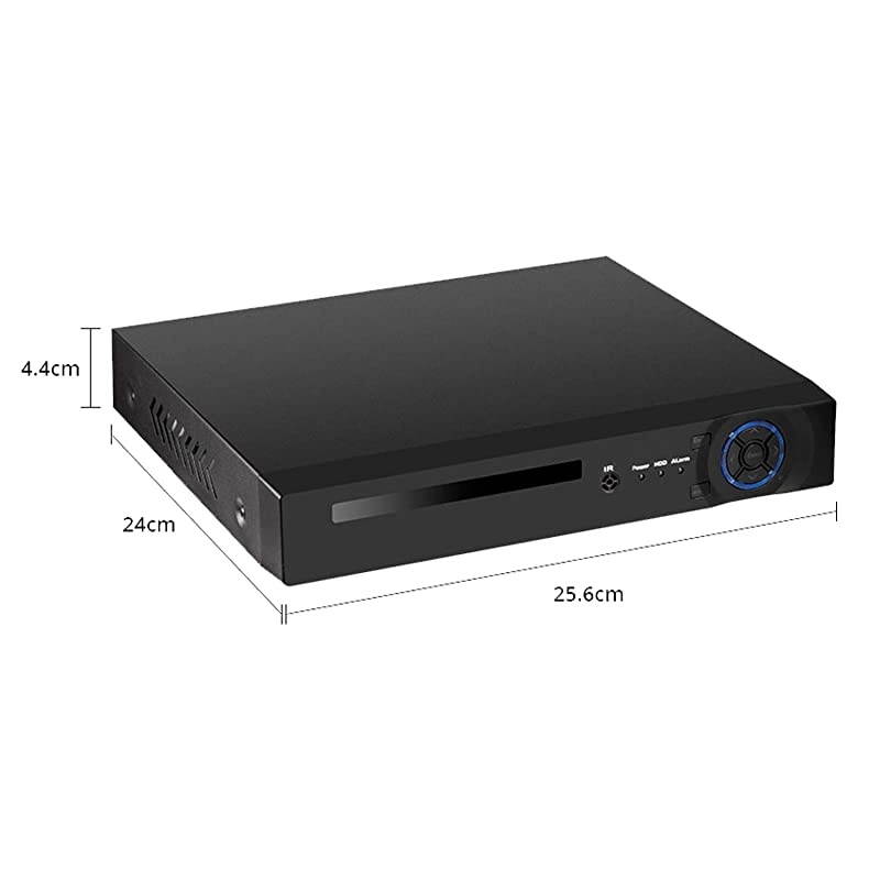 8CH PoE NVR 5MP H.265 Security Network Video Recorder Supports Up 8 X 5MP /4MP /3MP 1080P Any ONVIF IP Cameras, Motion Detection Email Alerts USB Backup VGA and HDMI Output, NO HDD