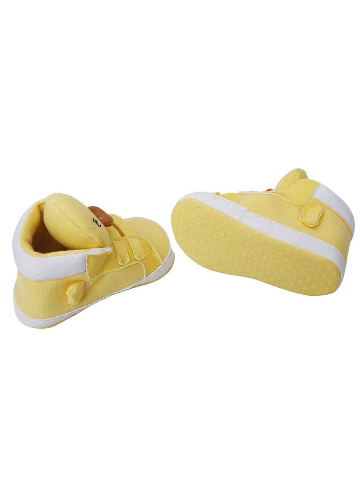 Baby Moo Kids Yellow Casual Booties