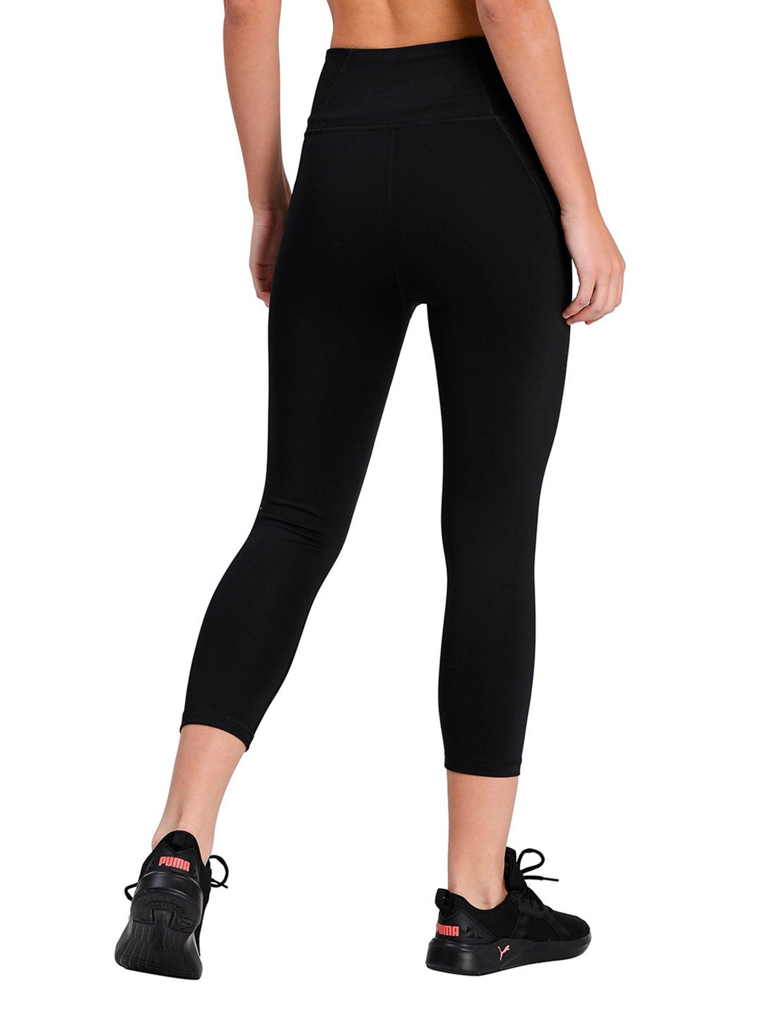 Puma Black Tight Fit Capris