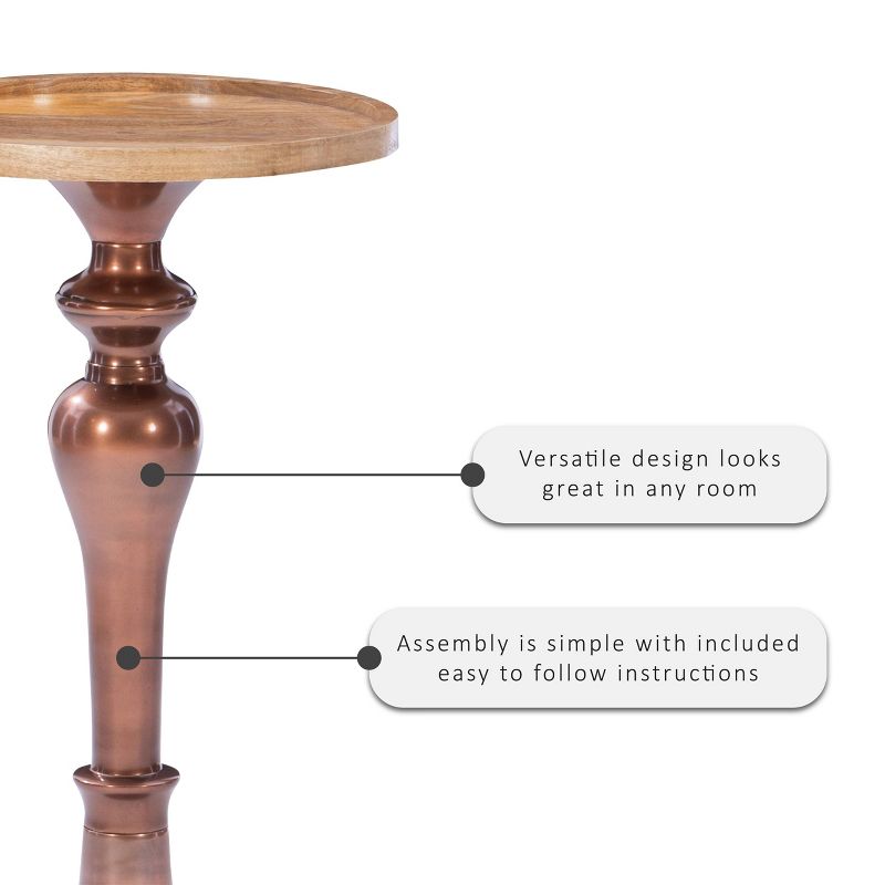 Spegel Side Table Copper - Powell Company