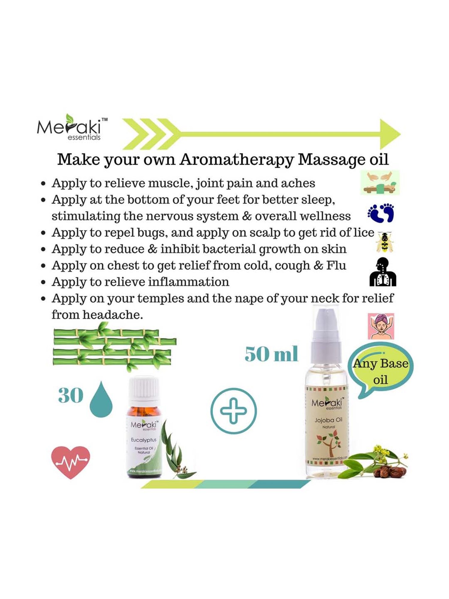 Meraki Essentials Eucalyptus Essential Oil - 10 ml